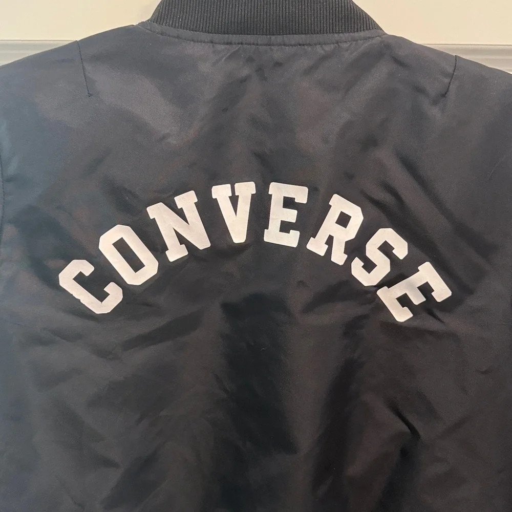 Converse Black Jacket with Logo - Picture 2 of 10